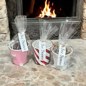 Holiday Fire Starter Trio - Red, Pink, White